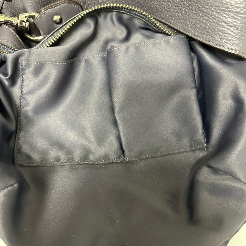 Coach Avery Leather Hobo Bag Gray - Picture 10 of 13